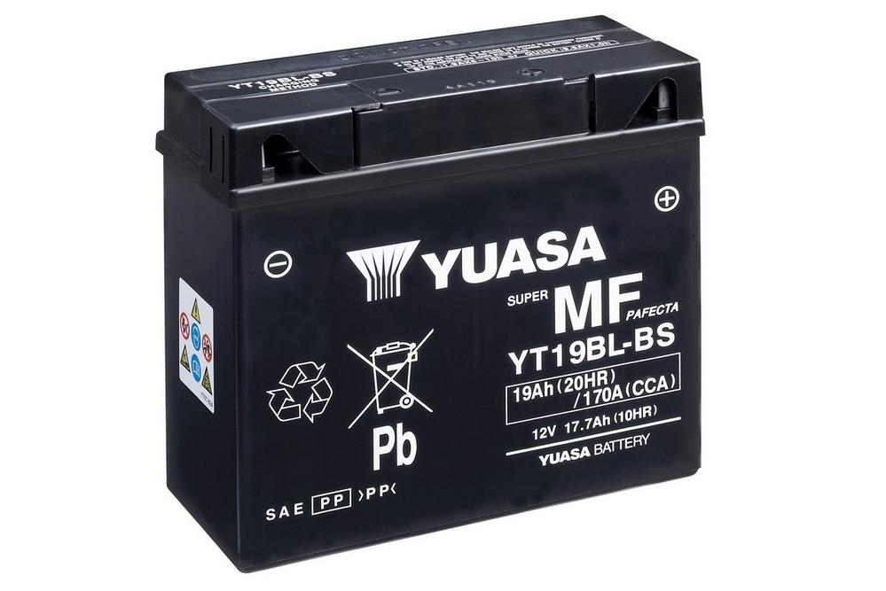 Batterie YUASA YT19BL (WC) AGM / Gel 12V/17,7AH (10 Std.) [186x82x171] CCA=170A