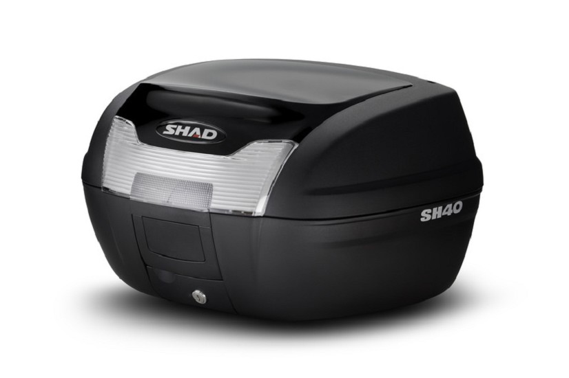 SHAD SH40 Abdeckung schwarz Metall