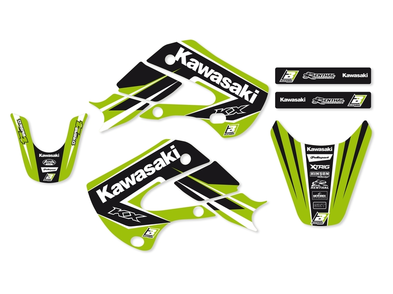 BLACKBIRD Dream Graphic 4 Komplett-Kit passend für Kawasaki KX65