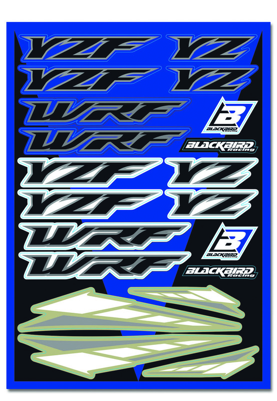 Aufkleber-Kit BLACKBIRDpassend für YamahaYZ/YZ-F