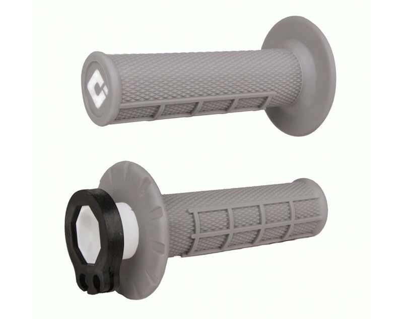 ODI MX V2 Griffe, Half-Waffle, verriegelbar - grau