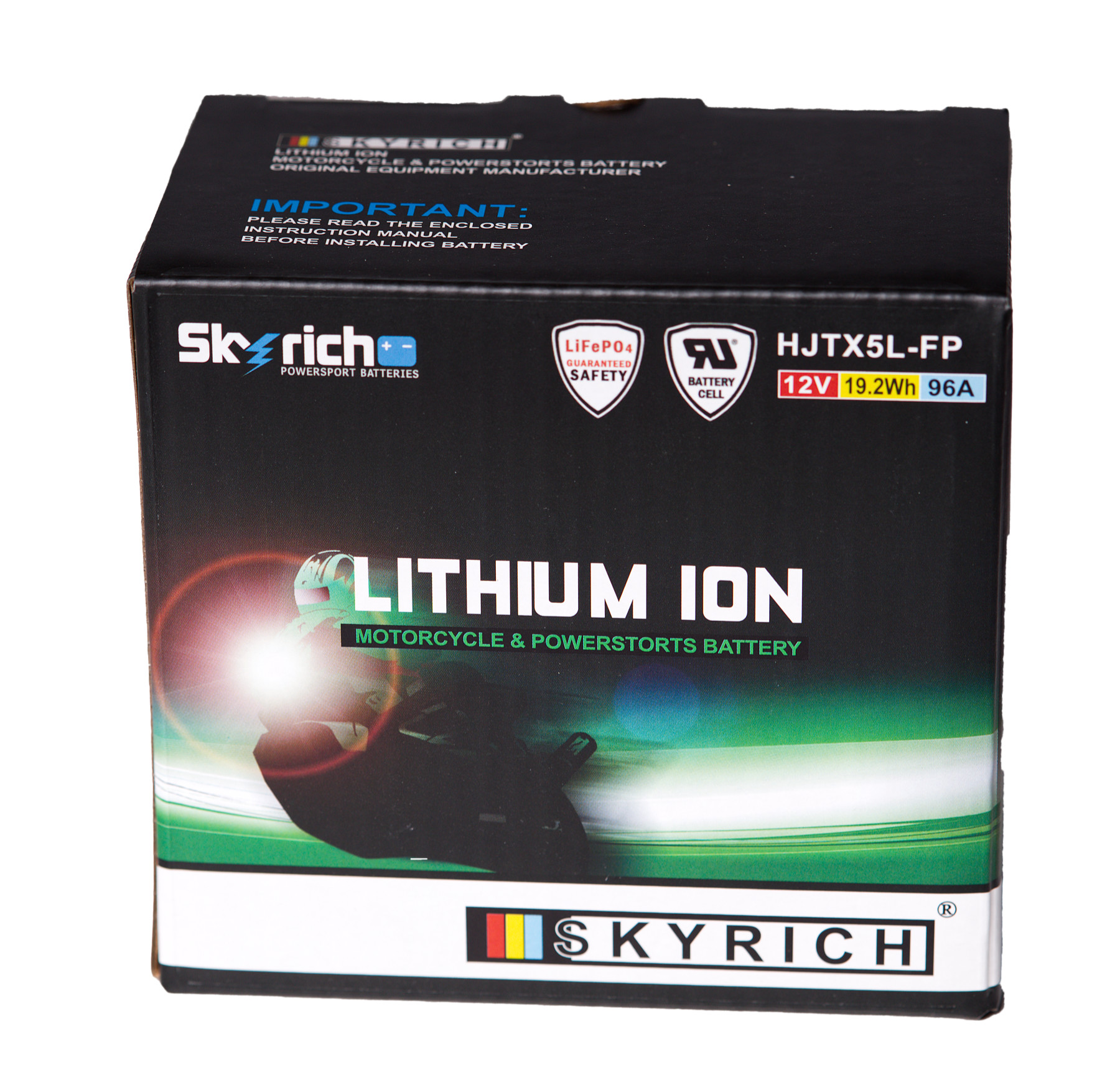 Batterie SKYRICH HJTX5L-FP [113x70x85] 12,8V/1,6AH (10 Std.), 19,2 Wh, CCA: 96