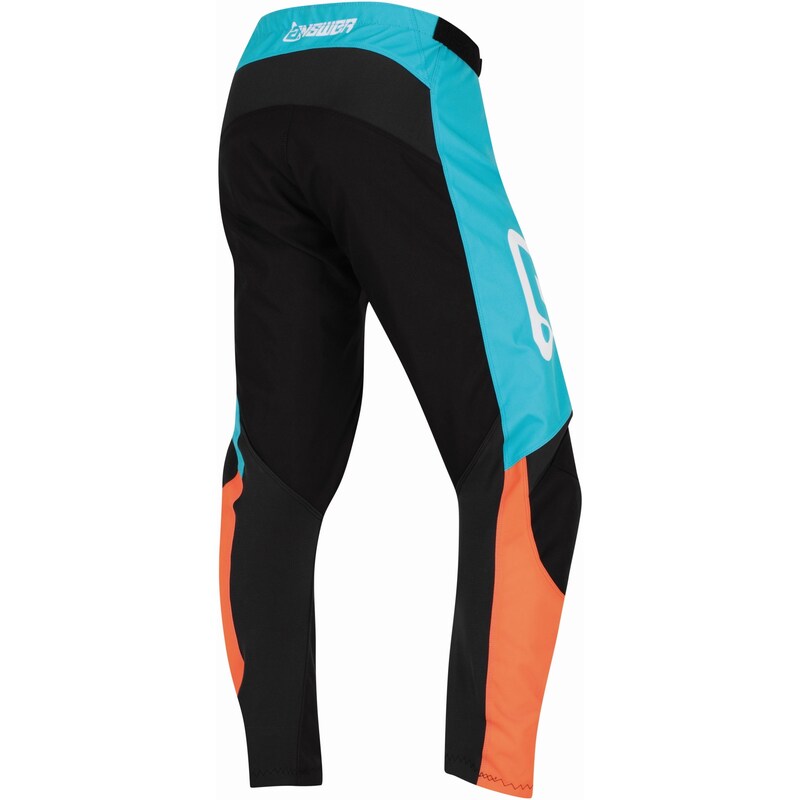 ANSWER A22 Syncron Prism Pants Turquoise/Hyper Orange Size 32