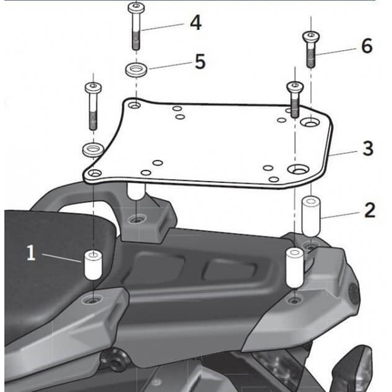 SHAD Top Master Montagesatz - passend für Yamaha SHAD Top Master Montagesatz - passend für Yamaha