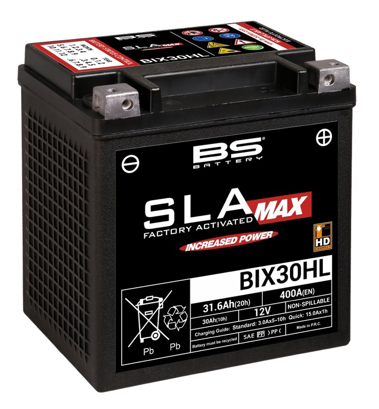 BS BATTERY SLA Max Wartungsfreie Batterie Werkseitig aktiviert - BIX30HL BS BATTERY SLA Max Wartungsfreie Batterie Werkseitig aktiviert - BIX30HL