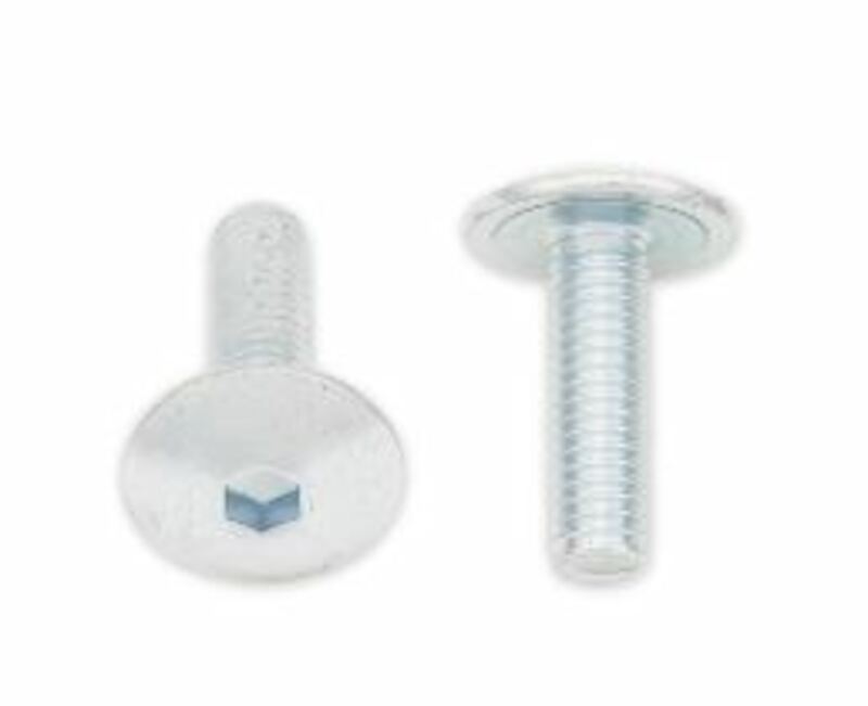 BOLT Flachrundkopf-Linsenkopfschraube M6x1x20mm 10Stück BOLT Flachrundkopf-Linsenkopfschraube M6x1x20mm 10Stück