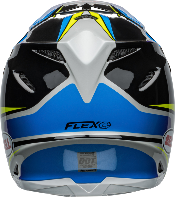 BELL Moto-9S Flex Helm - Pro Circuit 24 Gloss Black/Blue BELL Moto-9S Flex Helm - Pro Circuit 24 Gloss Black/Blue
