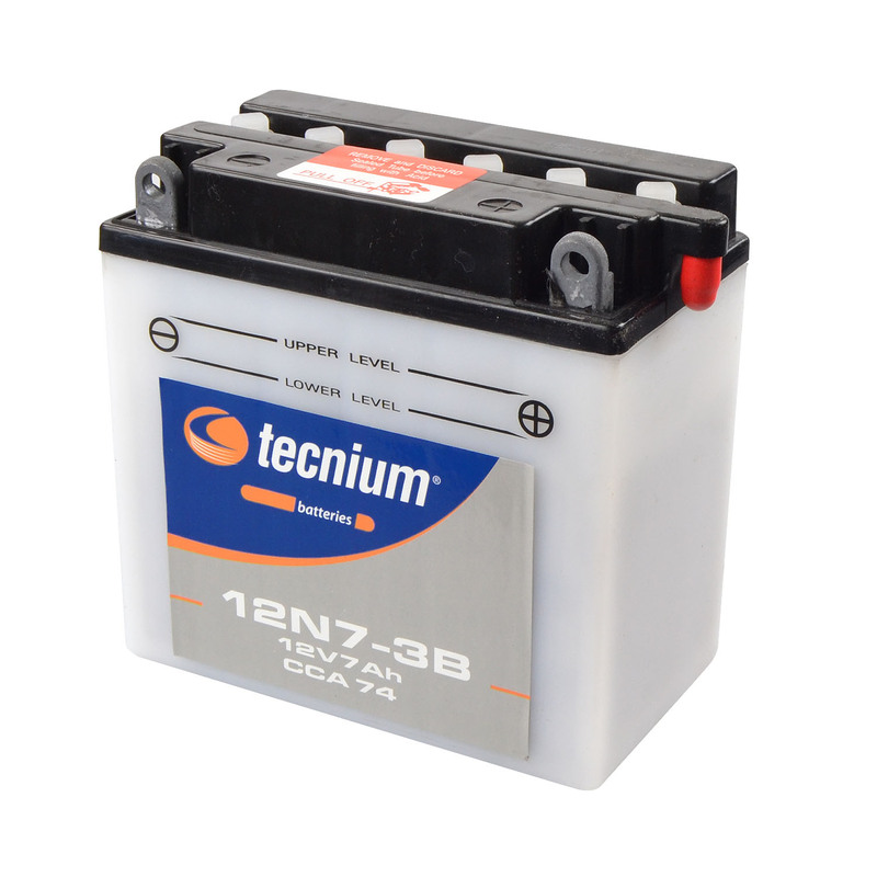 TECNIUM Blei/Säure Batterie mit Säurepack - 12N7-3B