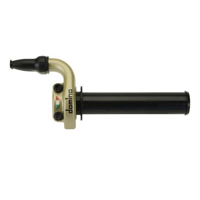 Gasgriff STRASSE gold DOMINO für 4T (Kurzgas) Gasgriff STRASSE gold DOMINO für 4T (Kurzgas)