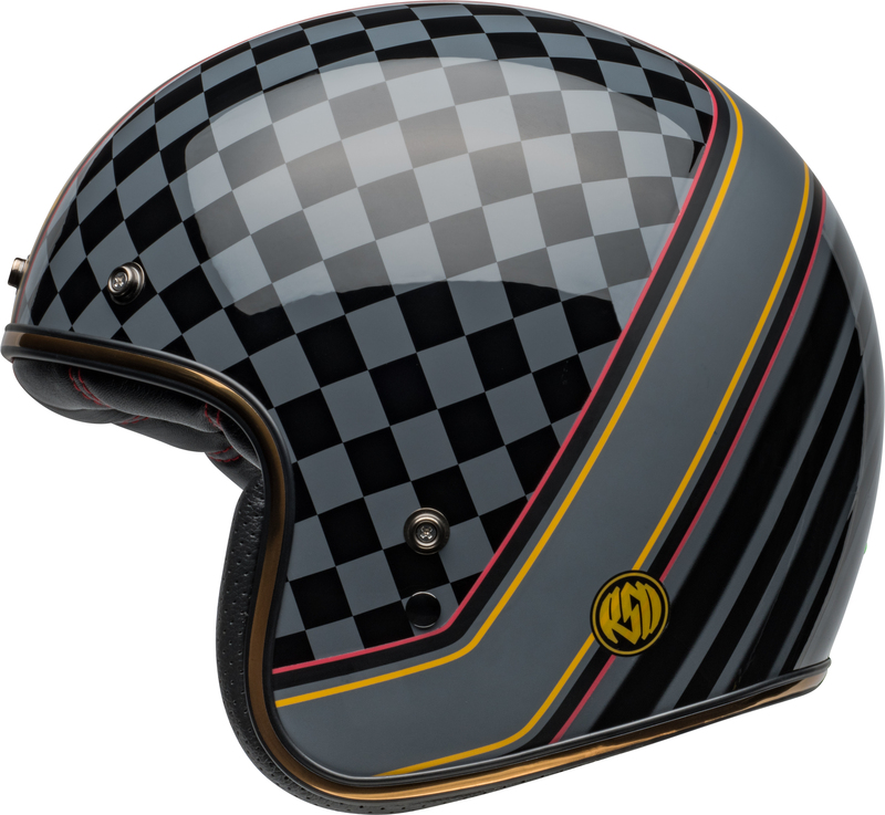 BELL Custom 500 Helm - RSD Wreakers Gloss Black/Gold