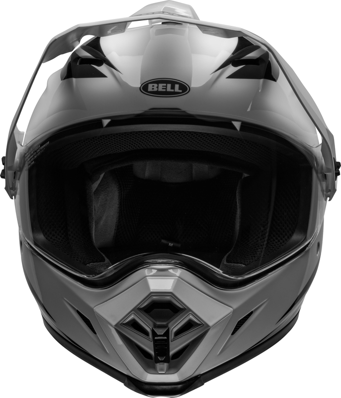 BELL MX-9 Adventure MIPS Helm - Alpine Gloss White/Black