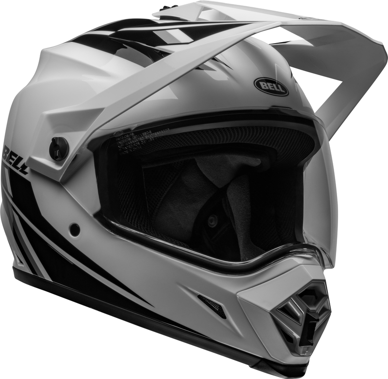 BELL MX-9 Adventure MIPS Helm - Alpine Gloss White/Black