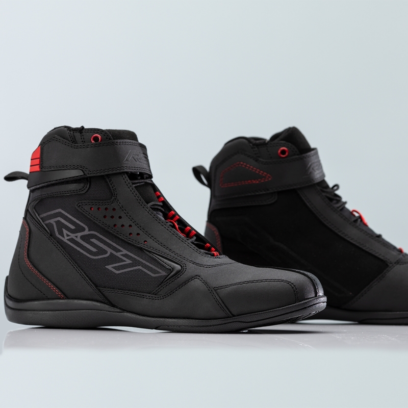 RST Frontier Stiefel Schwarz/Rot Größe 44 RST Frontier Stiefel Schwarz/Rot Damen Größe 37