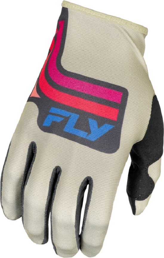 FLY RACING Lite S.E. Vice Handschuhe- Hellgrau / Pink / Coral