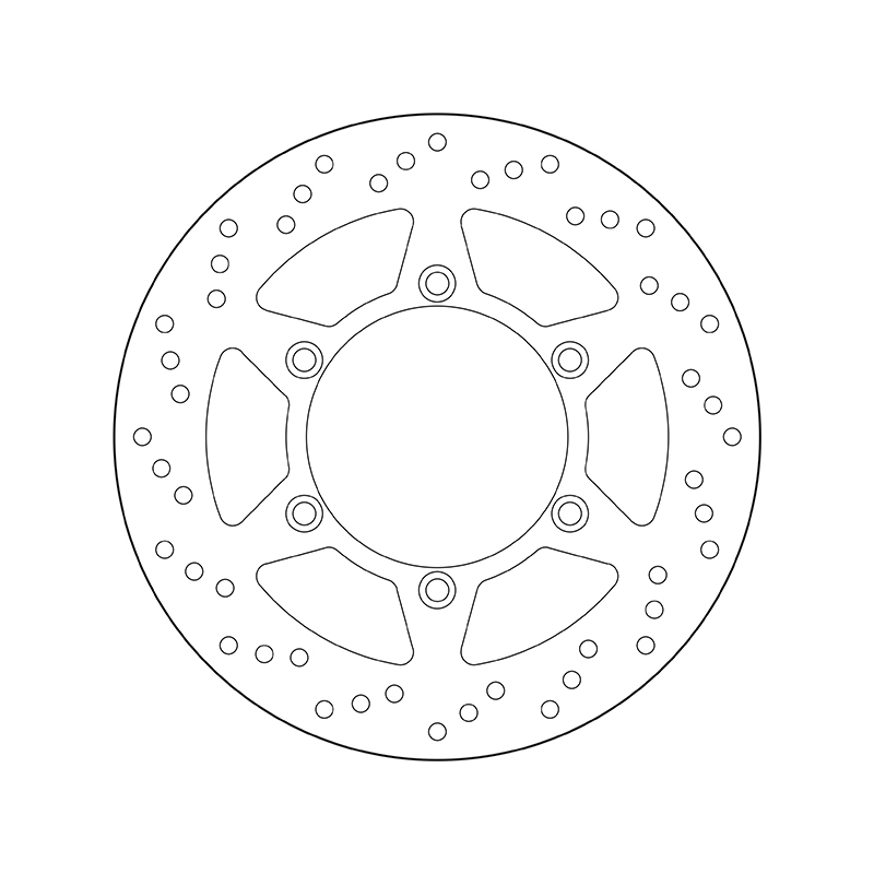 BREMBO Serie Oro rund starr Bremsscheibe