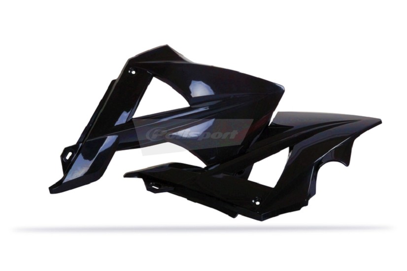 POLISPORT Kühlerspoiler seitlich EC/EC-E 10-11 Schwarz