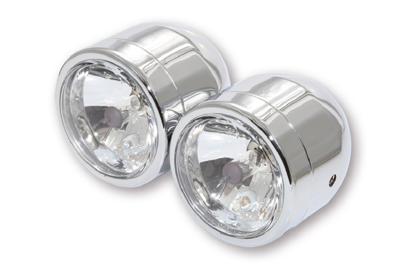 HIGHSIDER smart Set mit 2 Chromscheinwerfern, Fern- + Abblendlicht E-gepr. HIGHSIDER smart Set mit 2 Chromscheinwerfern, Fern- + Abblendlicht E-gepr.