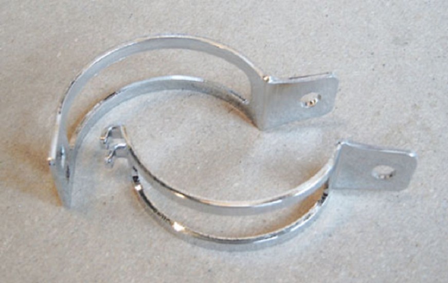 SHIN YO Blinkerschelle, zweiteilig, verchromt, Rohrbefestigung 39-42mm