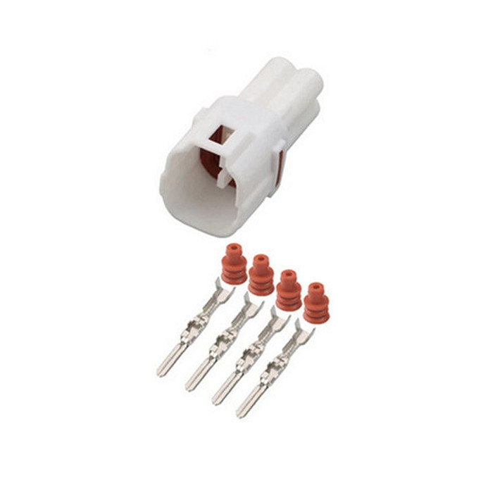 ACEWELL 4er Stecker männlich weiss