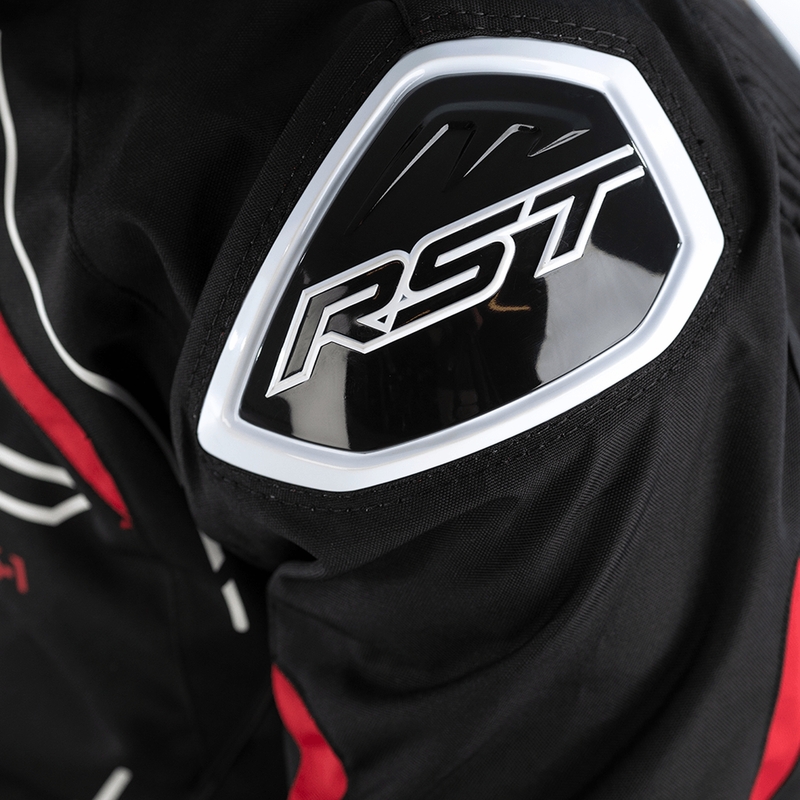 RST S-1 Jacke Textil Schwarz/Rot/Weiß Herren Größe 3XL RST S-1 Jacke Textil Schwarz/Rot/Weiß Herren Größe XXL