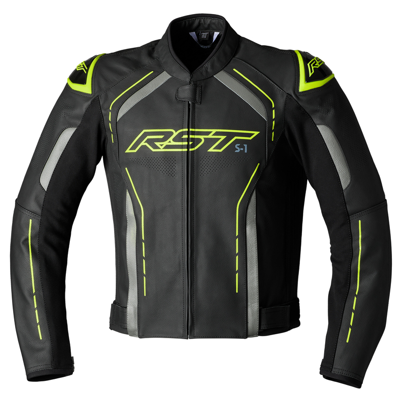 RST S1 Lederjacke Herren - Neongelb