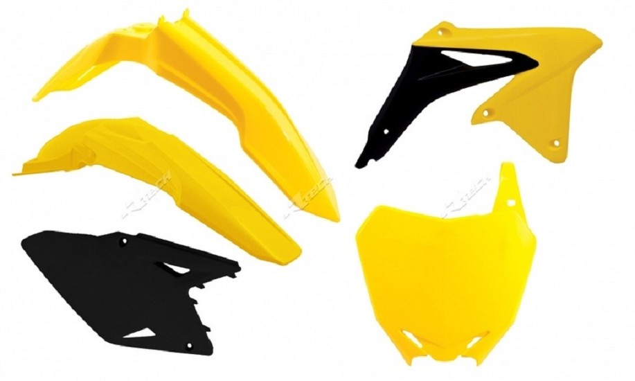 RACETECH Plastik-Kit Originalfarbe (2017) gelb/schwarz passend für Suzuki RM-Z450 RACETECH Plastik-Kit Originalfarbe (2017) gelb/schwarz passend für Suzuki RM-Z450