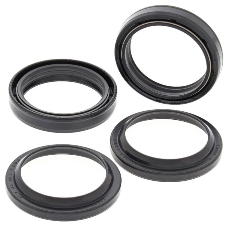 ALL BALLS Gabelsimmerringesatz mit Staubkappen - 43x55x9,5/10,2 mm