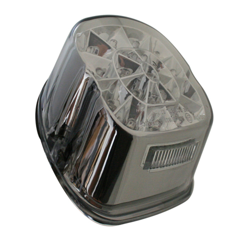 HIGHSIDER smart LED-Rücklicht, getöntes Glas und Chromreflektor, für viele HD-Modelle 1973-1998