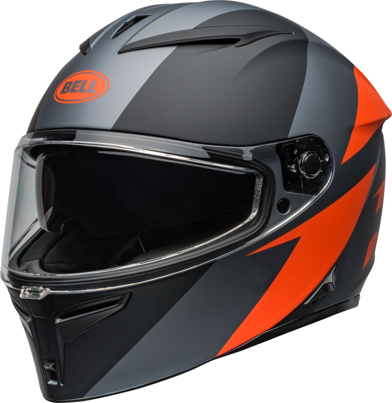 BELL Lithium Helm - Shear Matte Gray/Orange BELL Lithium Helm - Shear Matte Gray/Orange