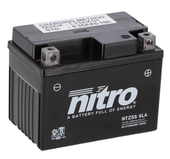 Batterie NITRO NTZ5S SLA (WC) Gel 12V/4Ah [113x70x85] CCA=65A