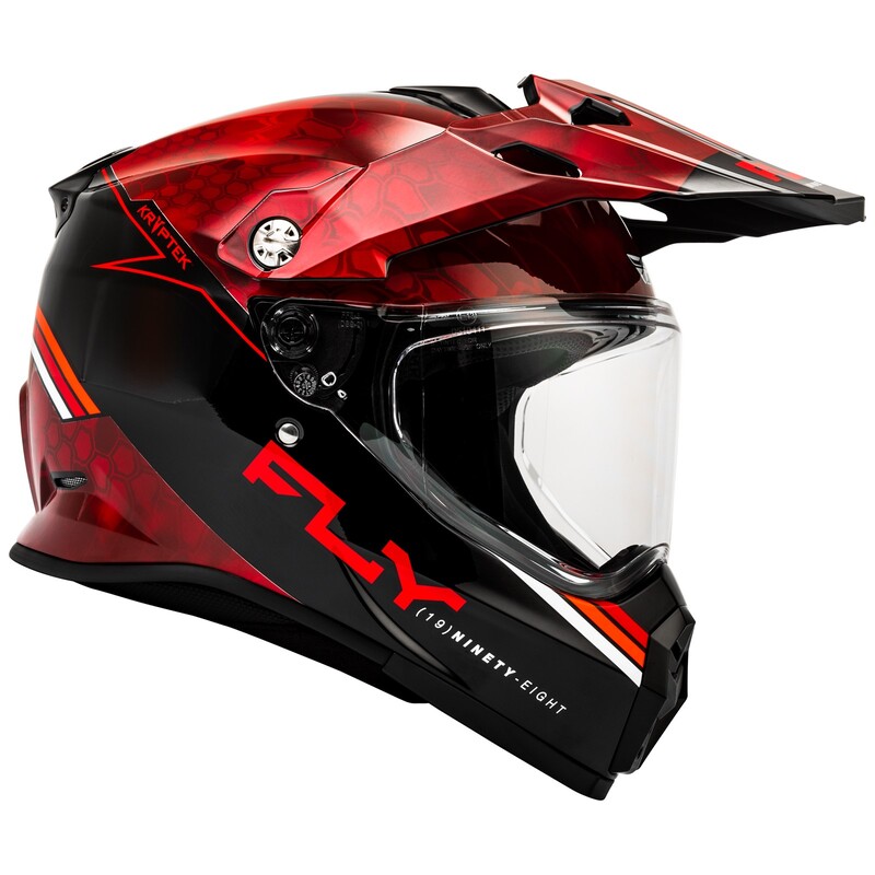 FLY RACING Trekker Kryptek Conceal Helm - Rot/Schwarz