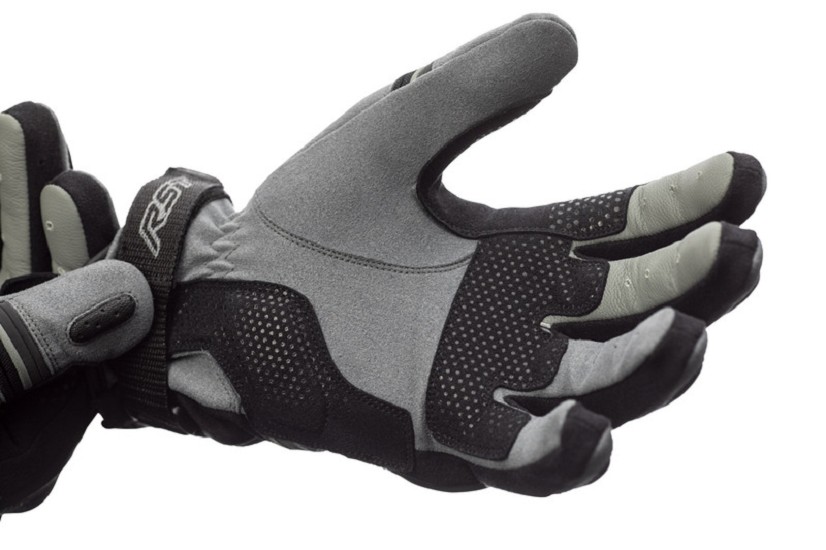 RST Adventure-X CE Leder Gloves Grau Größe XL