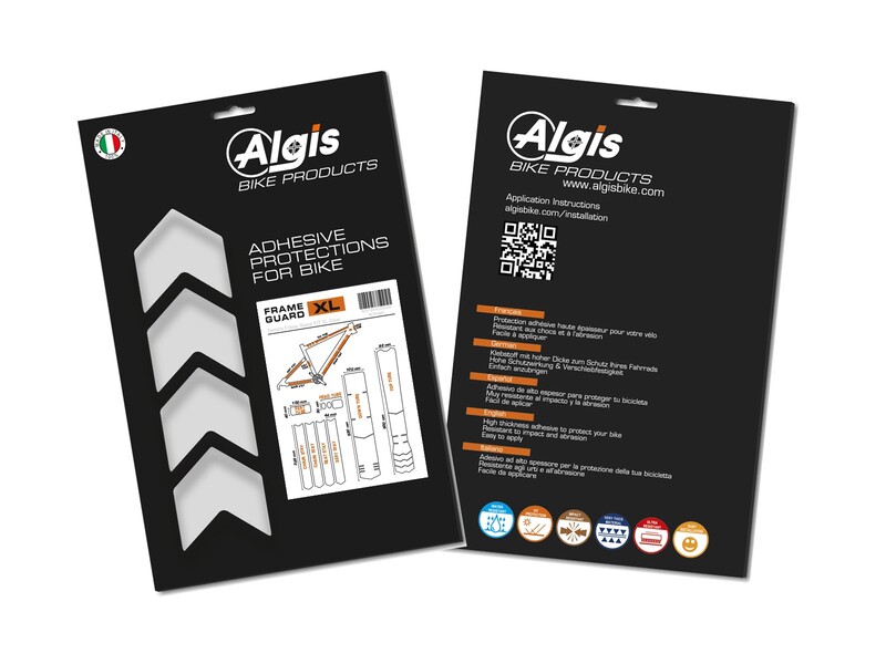 ALGIS Opaque Frame Guards Kit XL - Clear ALGIS Texture Frame Guards Kit XL - Clear