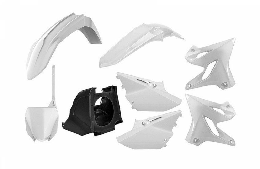 POLISPORT Plastik-Kit Restyle weiß passend für Yamaha YZ125/250