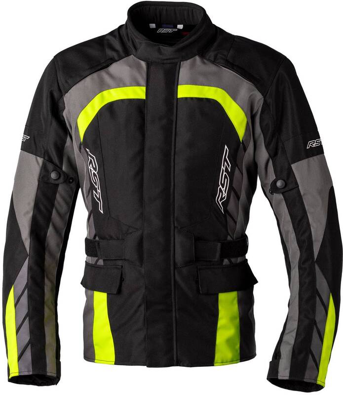 RST Alpha 5 CE Textil-Jacke - Schwarz/Flo Gelb Größe M