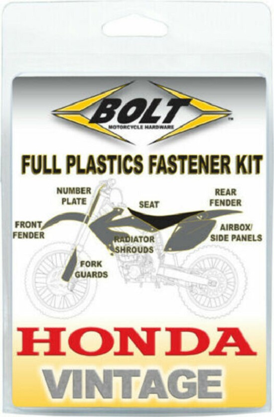 BOLT Kunststoff-Schraubensatz passend für Honda CR125R BOLT Kunststoff-Schraubensatz passend für Honda CR125R