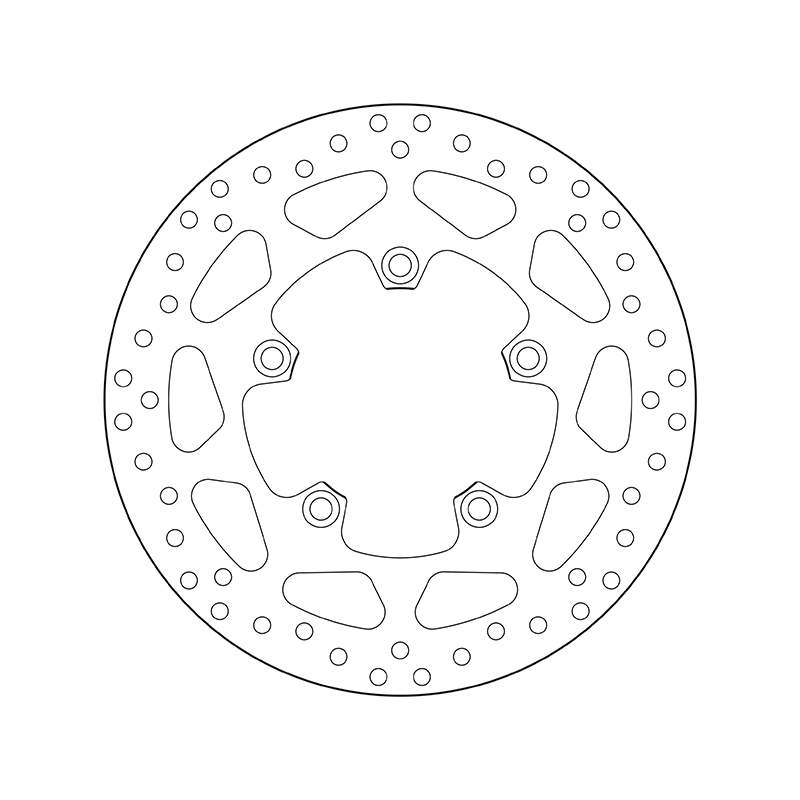 BREMBO Serie Oro rund starr Bremsscheibe