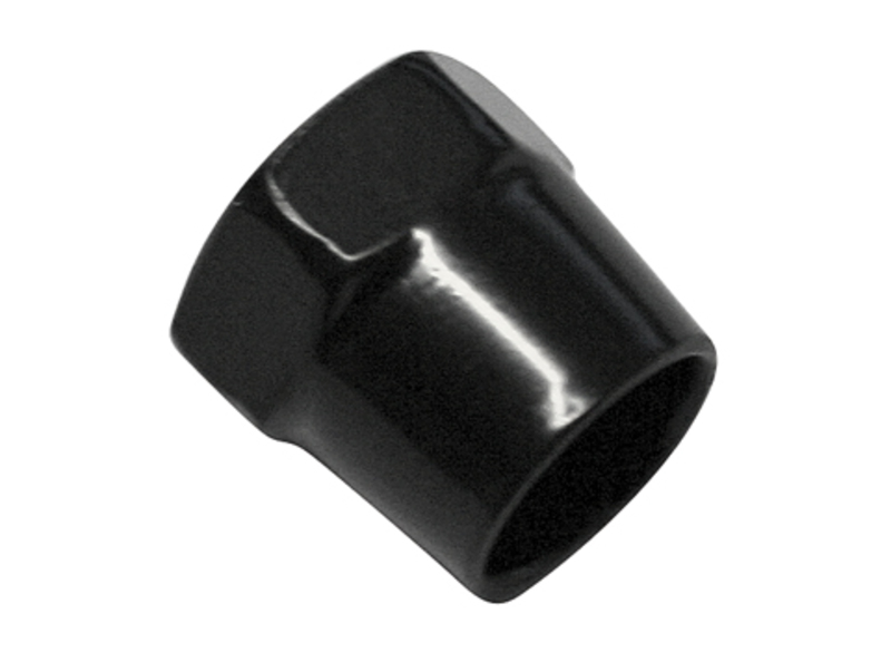 HIGHSIDER Spiegelmutter 14 mm, schwarz, M10 x 1.25 RH