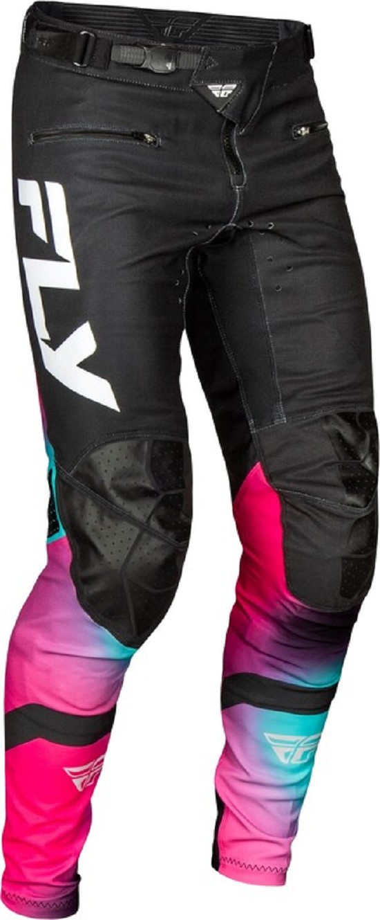 FLY RACING Rayce Jugend Fahrradhose - Fuschia/Schwarz/Teal