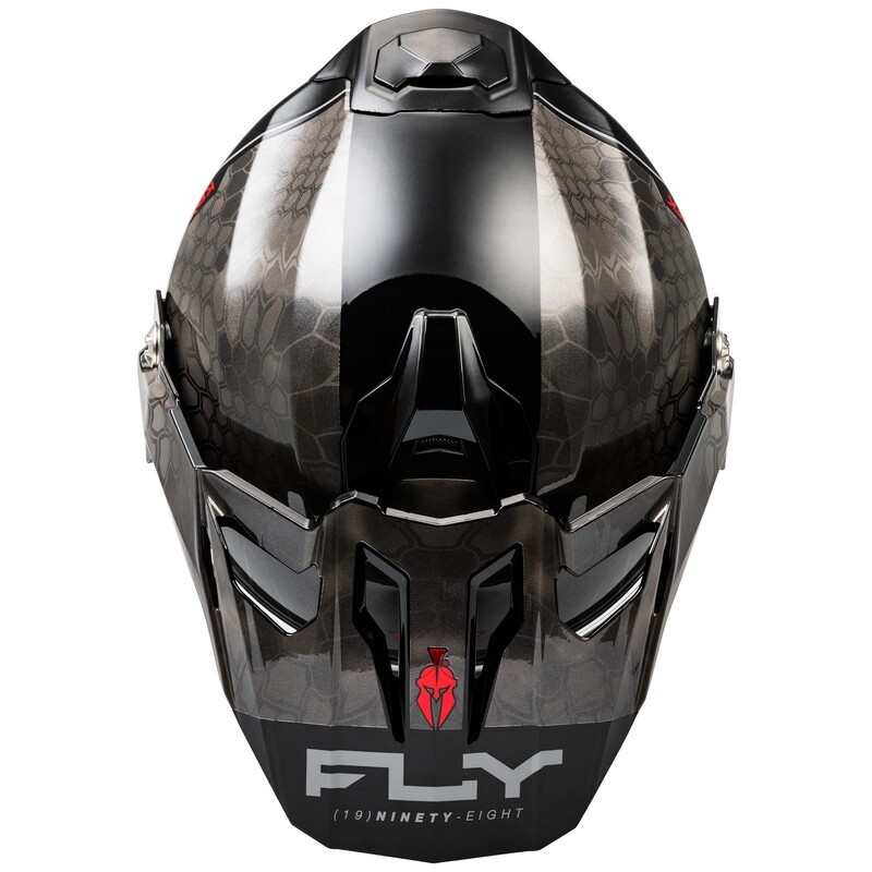 FLY RACING Trekker Kryptek Conceal Helm - Schwarz/Grau/Weiß