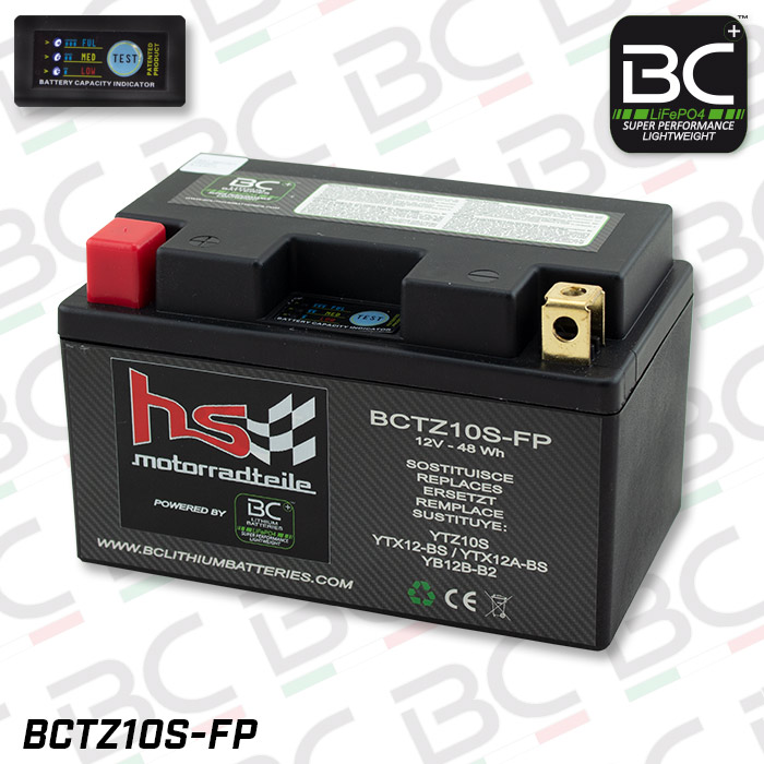 Batterie BC BCTZ10S-FP LifePO4 240CCA