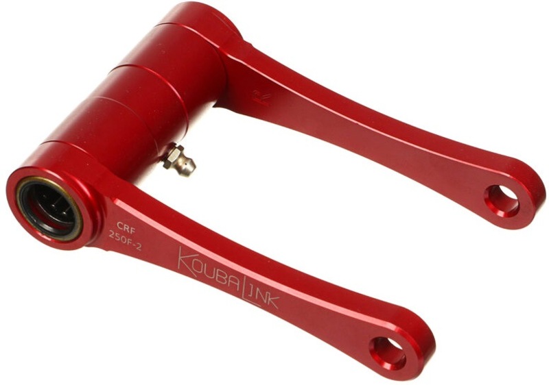 KOUBALINK Tieferlegungssatz (44.5 mm) Rot - passend für Honda CRF250F KOUBALINK Tieferlegungssatz (44.5 mm) Rot - passend für Honda CRF250F