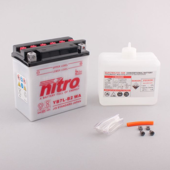 Batterie Nitro YB7L-B2 8AH WA Batterie Nitro YB7L-B2 8AH WA