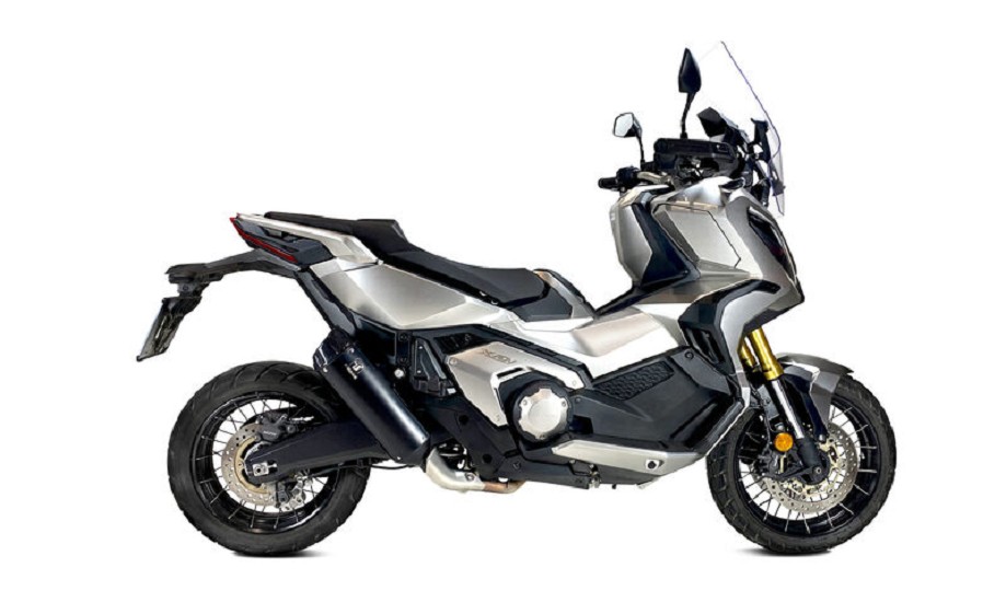 IXRACE Desert Edelstahl-Endtopf passend für Honda X-ADV 750, 17-20 (RC95), X-ADV 750, 21- (RH10)
