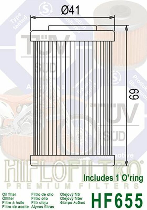 HIFLOFILTRO Ölfilter - HF655