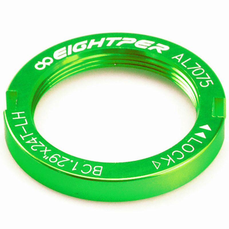 Fixie Sprocket Lockring EIGHTPER - Anodized green Fixie Sprocket Lockring EIGHTPER - Anodized green