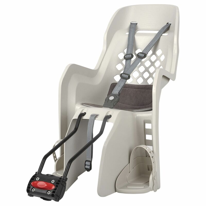 POLISPORT Joy FF 29 Rear Child Bike Seat Frame Mounting - Cream/Dark Gray
