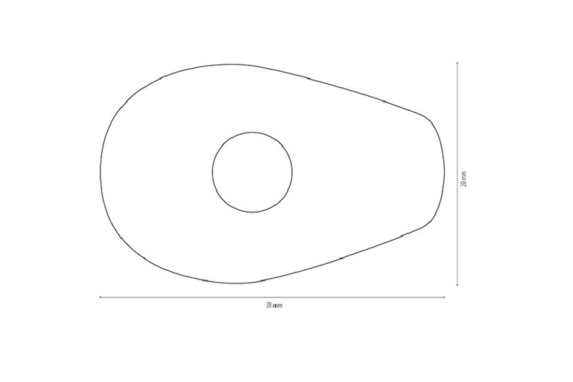 SHIN YO Indy Spacer Montageplatten für div. passend für Yamaha
