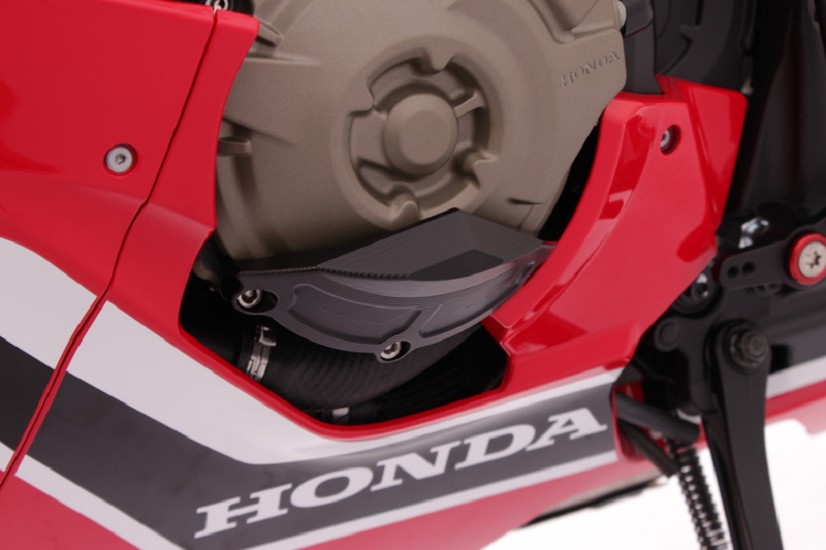 GILLES Linker Motorschutzprotektor Kurbelgehäuseabdeckung Schwarz passend für Honda CBR1000RR