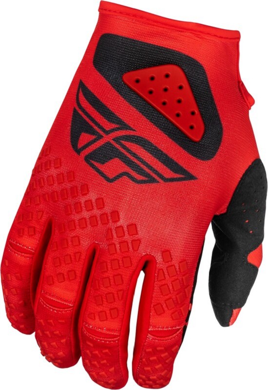 FLY RACING Kinetic Center Jugend Handschuhe- Rot/Schwarz